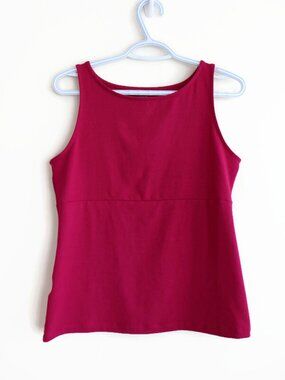 Eddie Bauer Fuchsia Coloured Tank Top - Size M - Workout Wear
